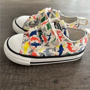 Converse Kids' Multicolor Shark Print Sneakers
